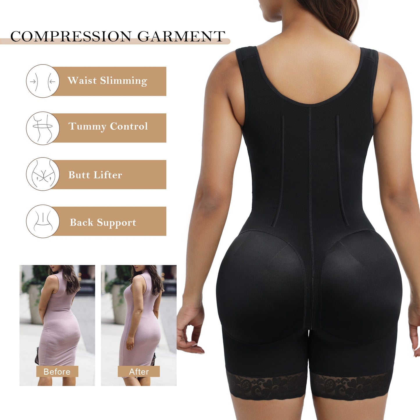 LUSTERLOCK Shapewear Tummy Control