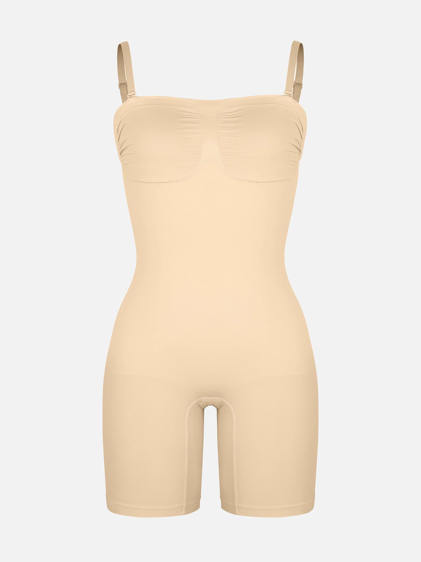 Strapless Seamless Bodysuit with Removable Straps