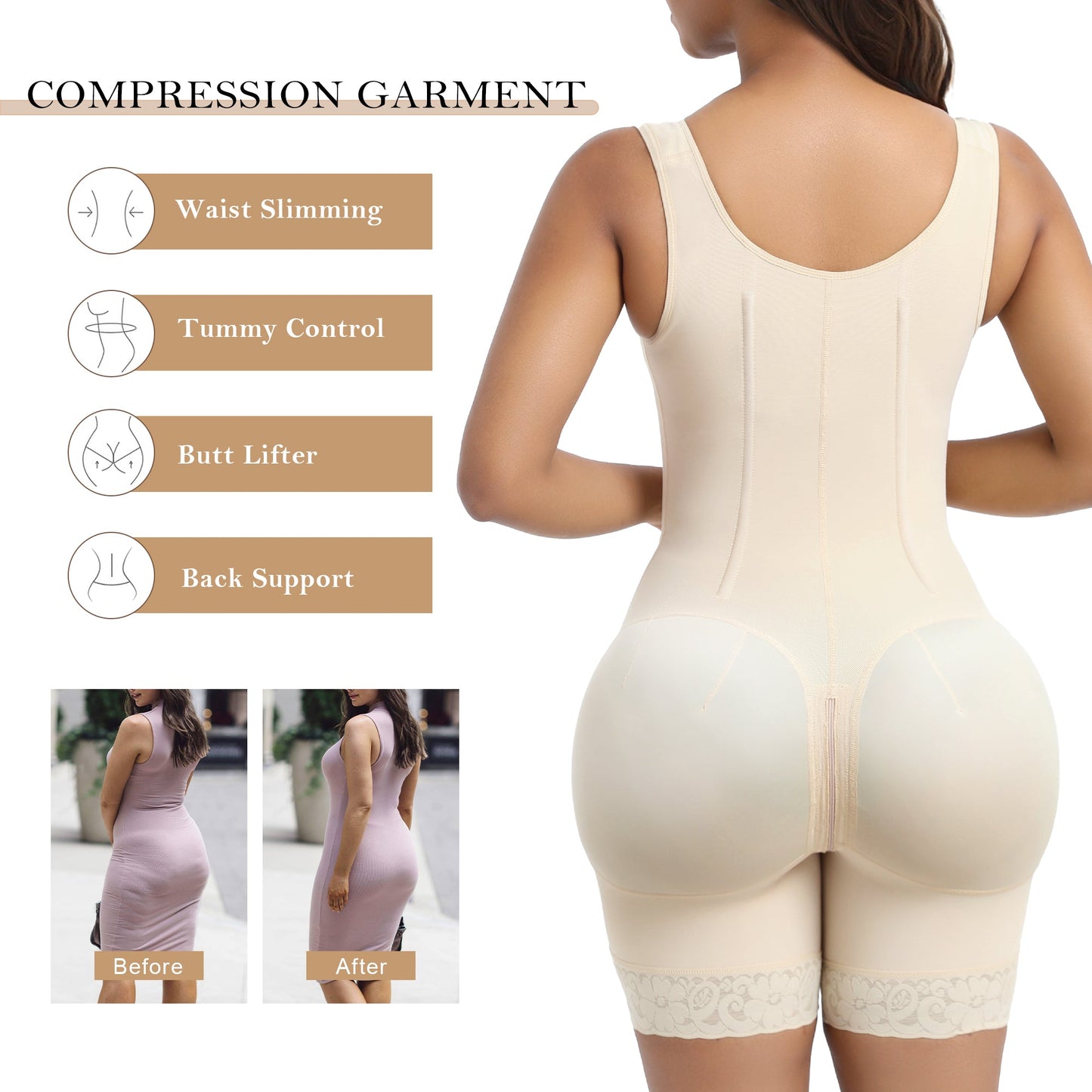 LUSTERLOCK Shapewear Tummy Control