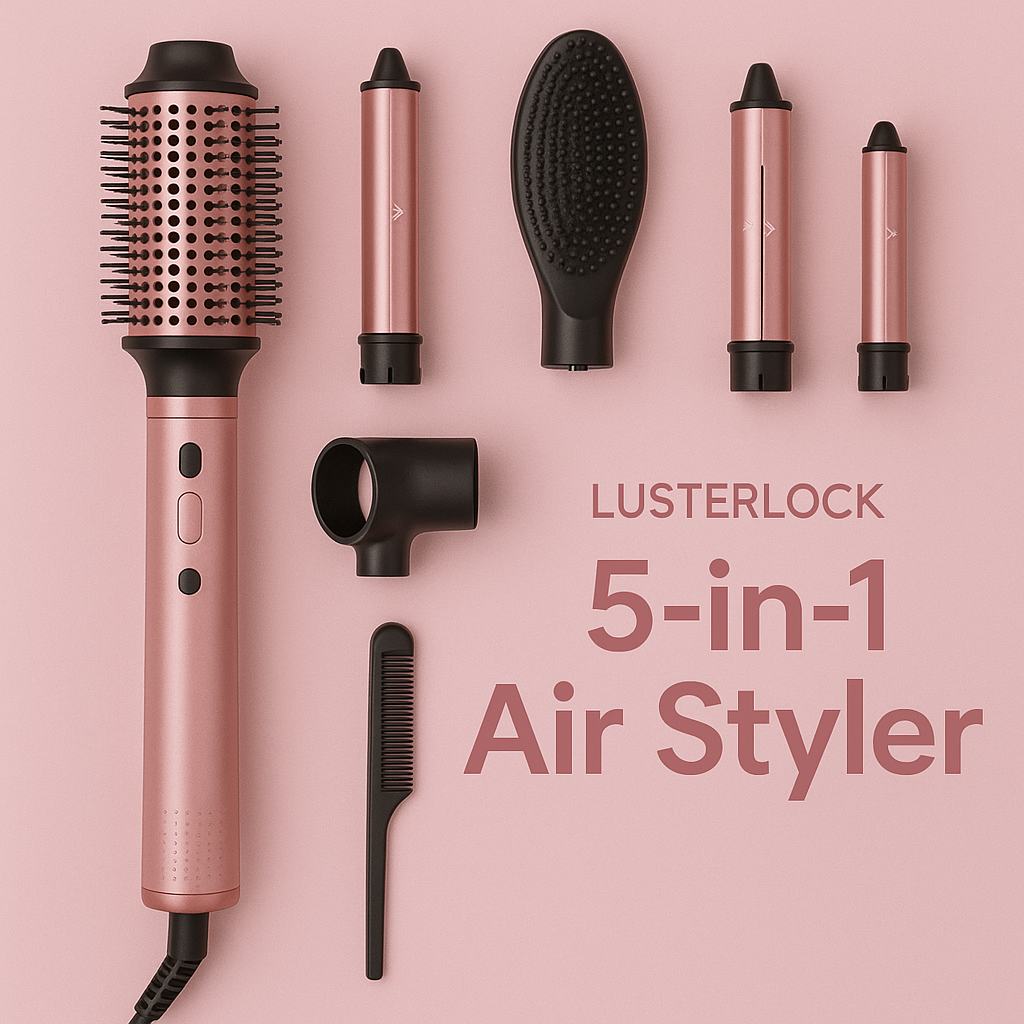 LusterLock™ 5-in-1 Ionic Air Styler
