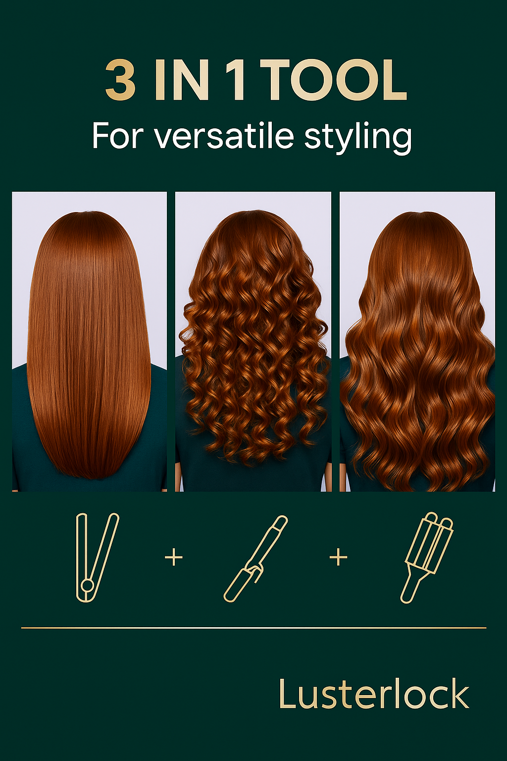 Wavytalk™ 2-in-1 Airflow Styler – Curl, Wave & Straighten