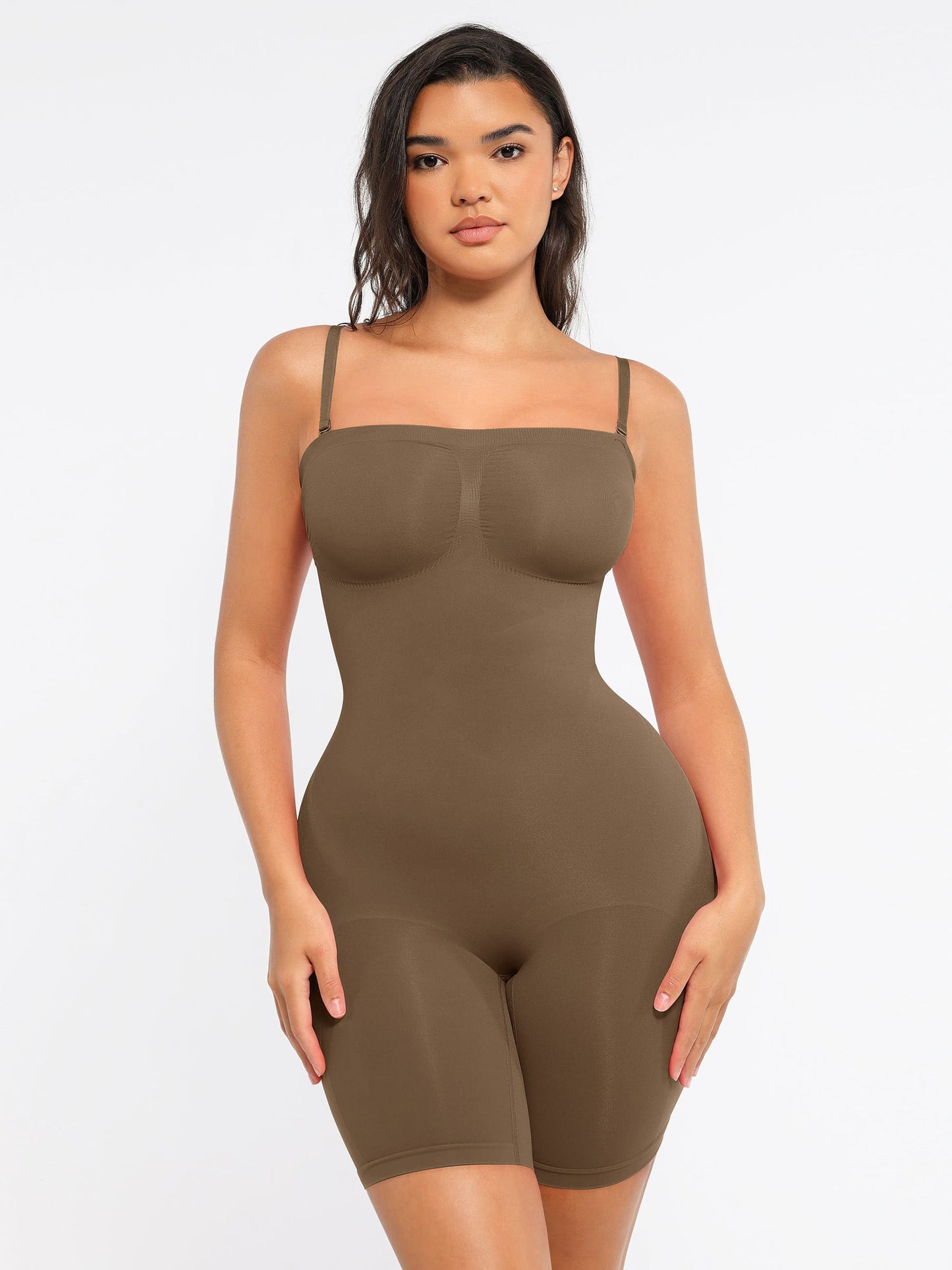 Strapless Seamless Bodysuit with Removable Straps