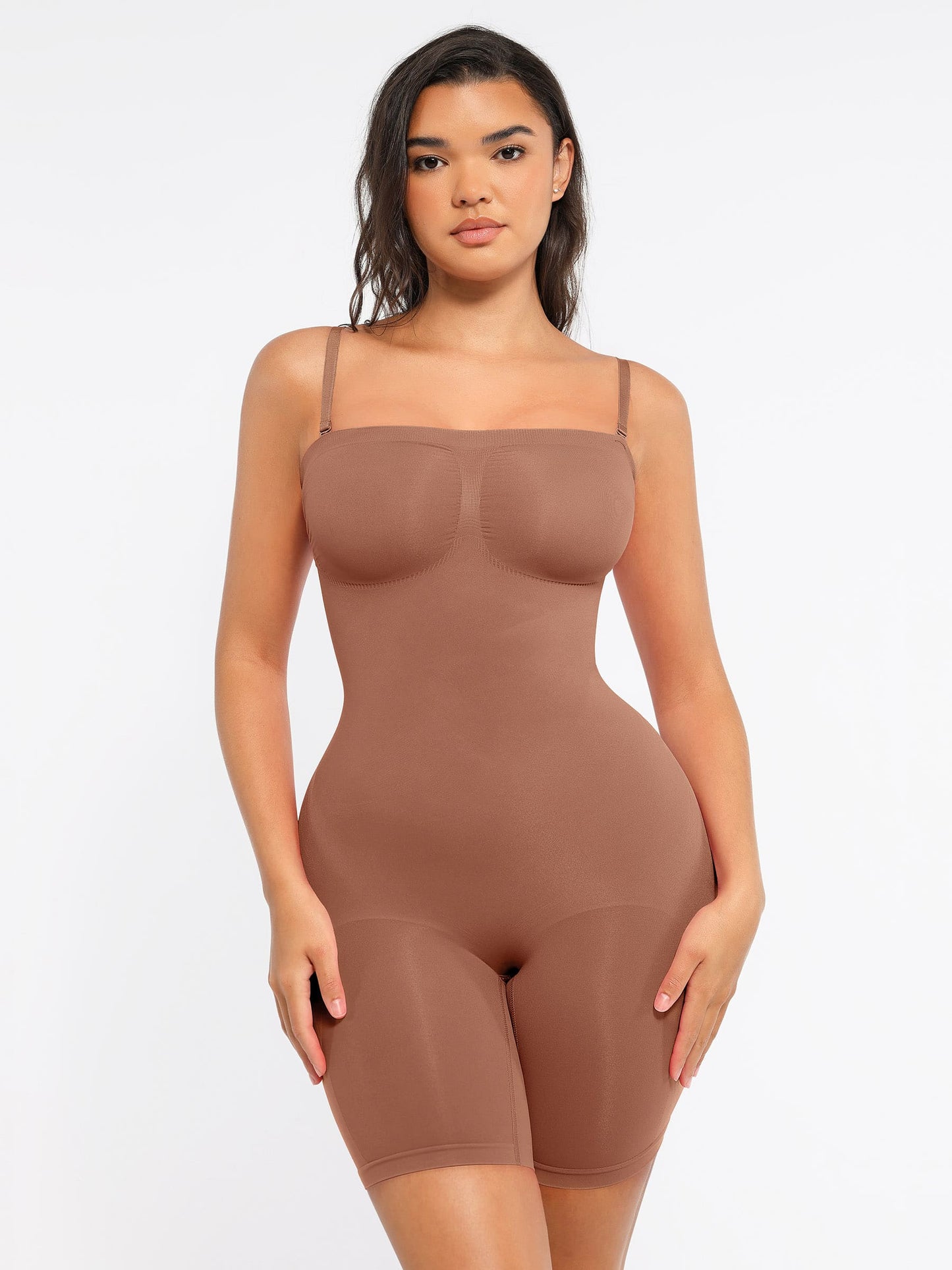 Strapless Seamless Bodysuit with Removable Straps