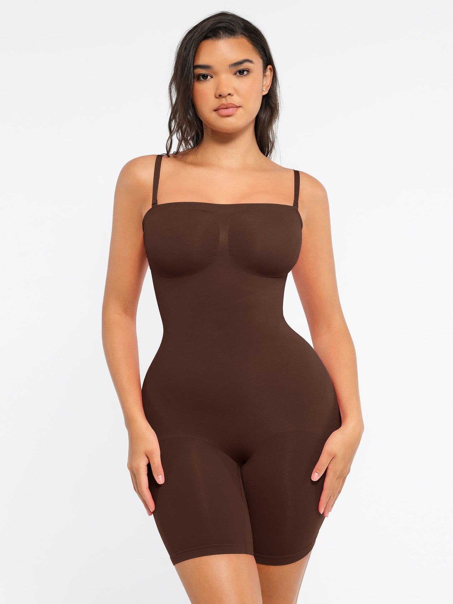 Strapless Seamless Bodysuit with Removable Straps