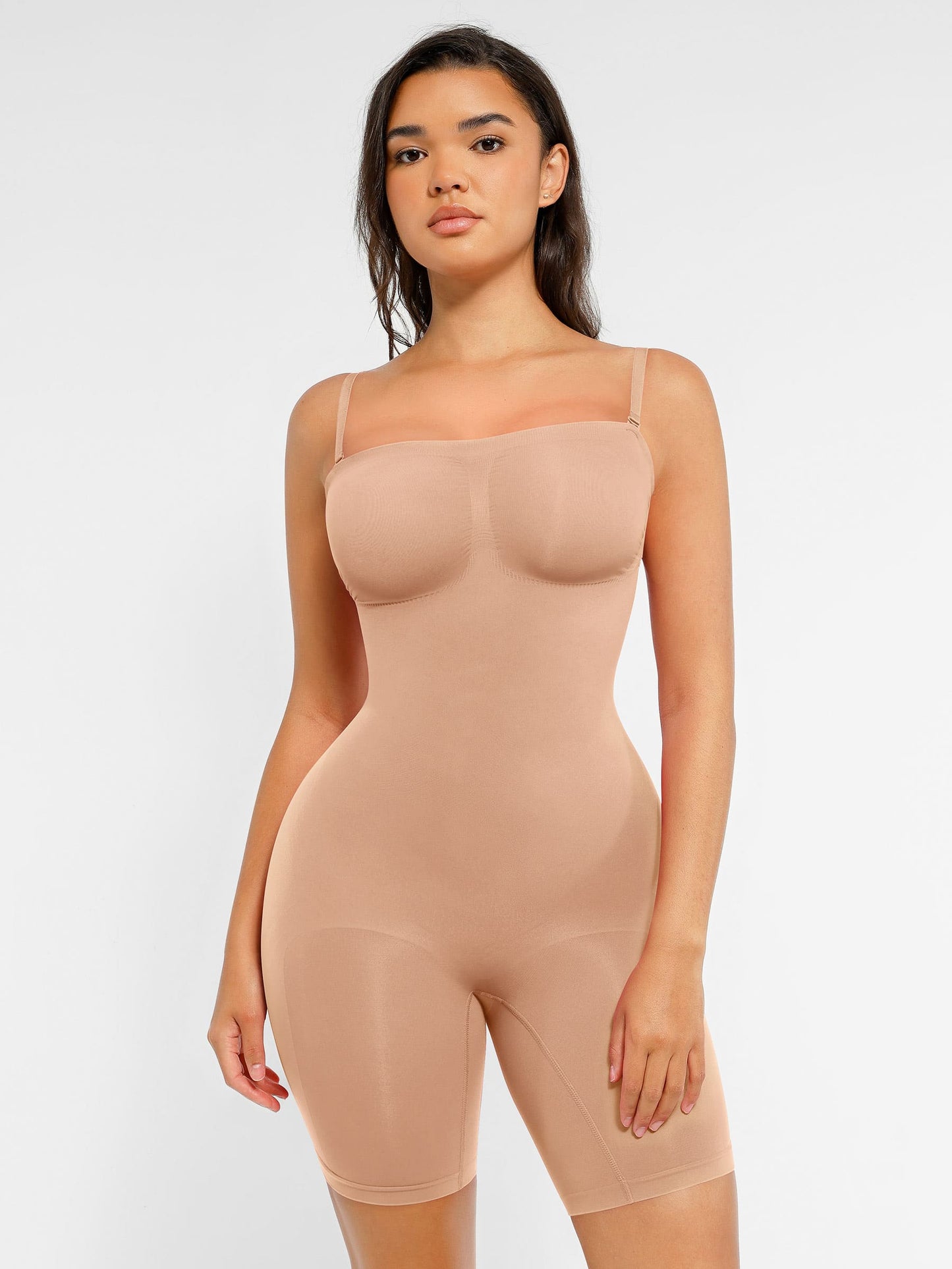 Strapless Seamless Bodysuit with Removable Straps