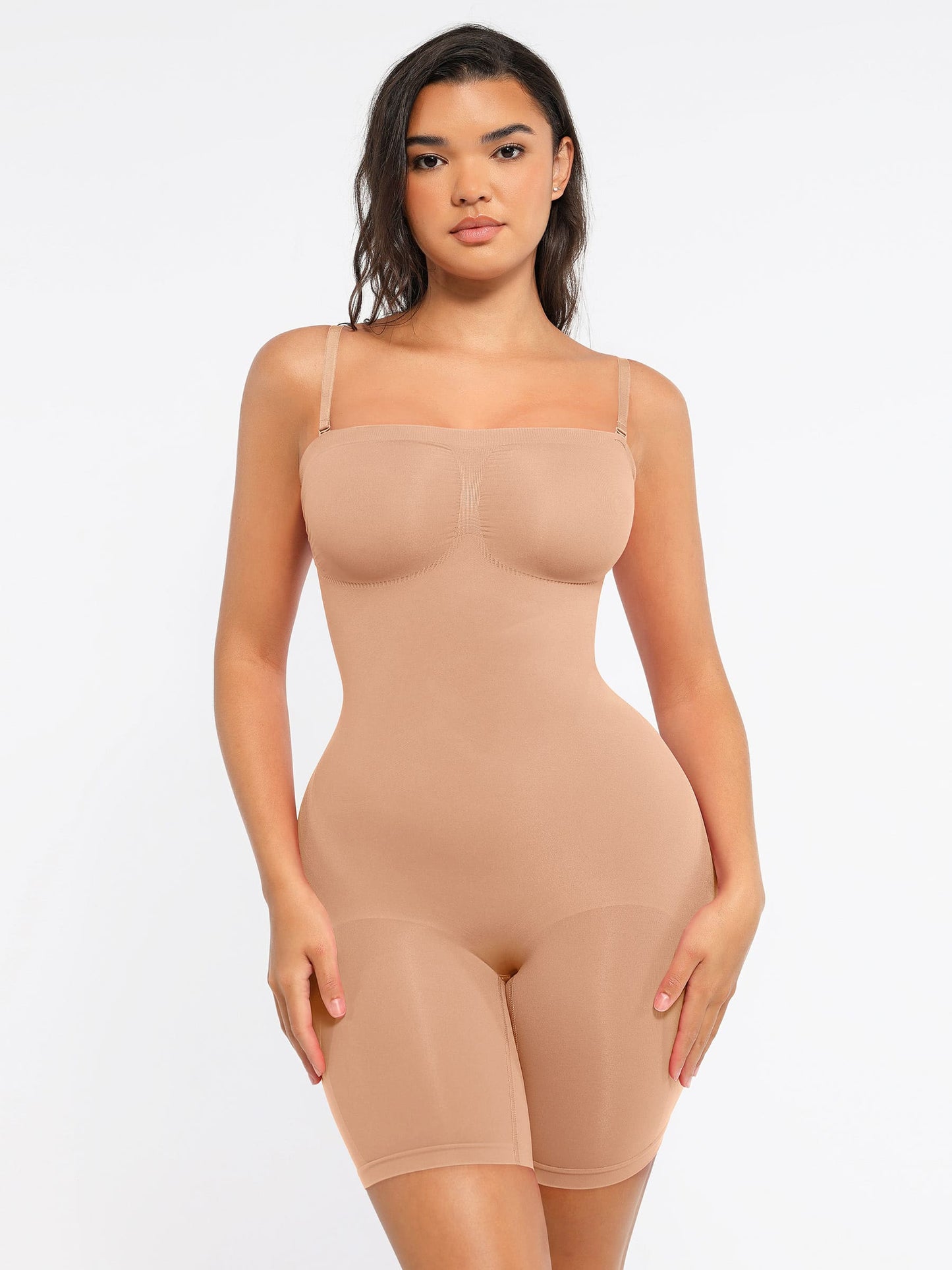 Strapless Seamless Bodysuit with Removable Straps