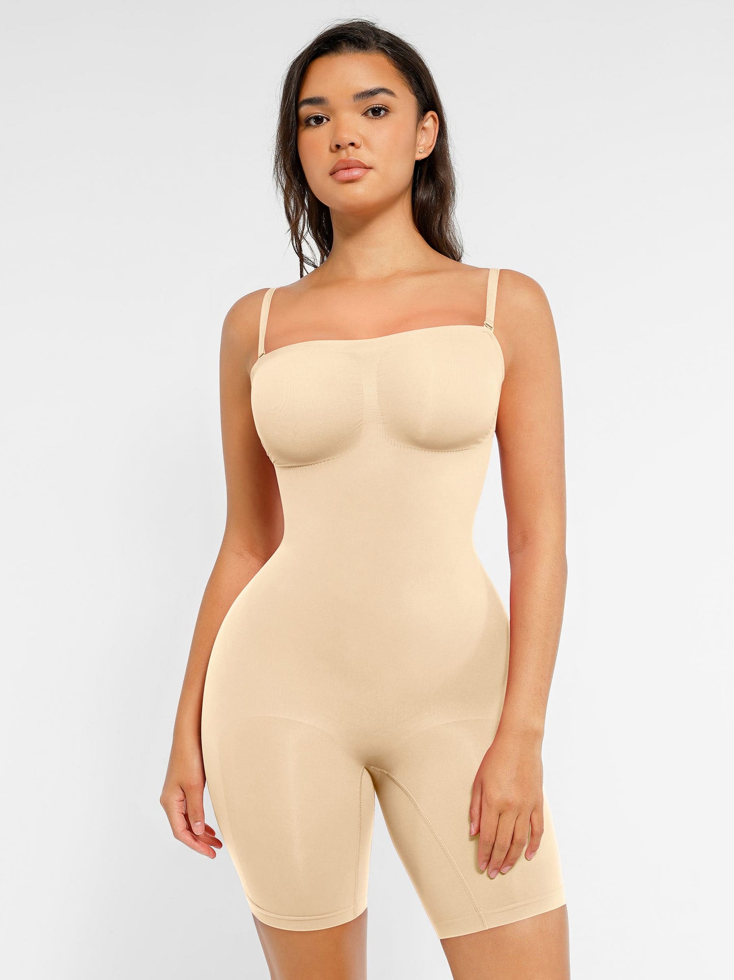Strapless Seamless Bodysuit with Removable Straps