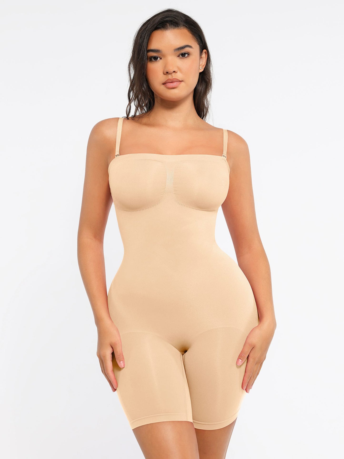 Strapless Seamless Bodysuit with Removable Straps