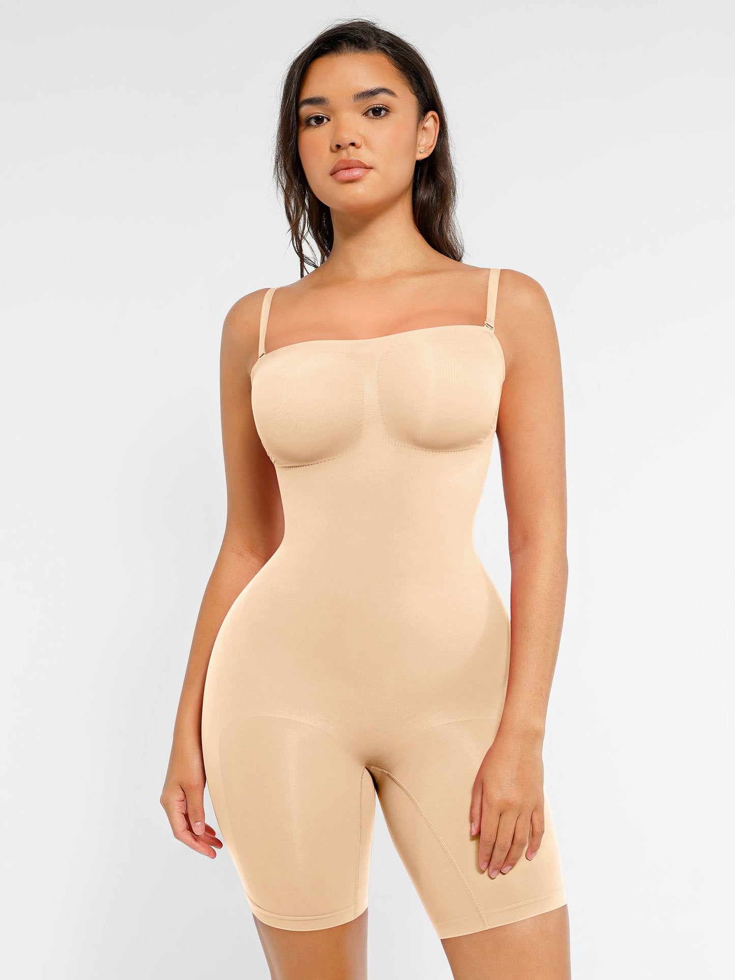 Strapless Seamless Bodysuit with Removable Straps