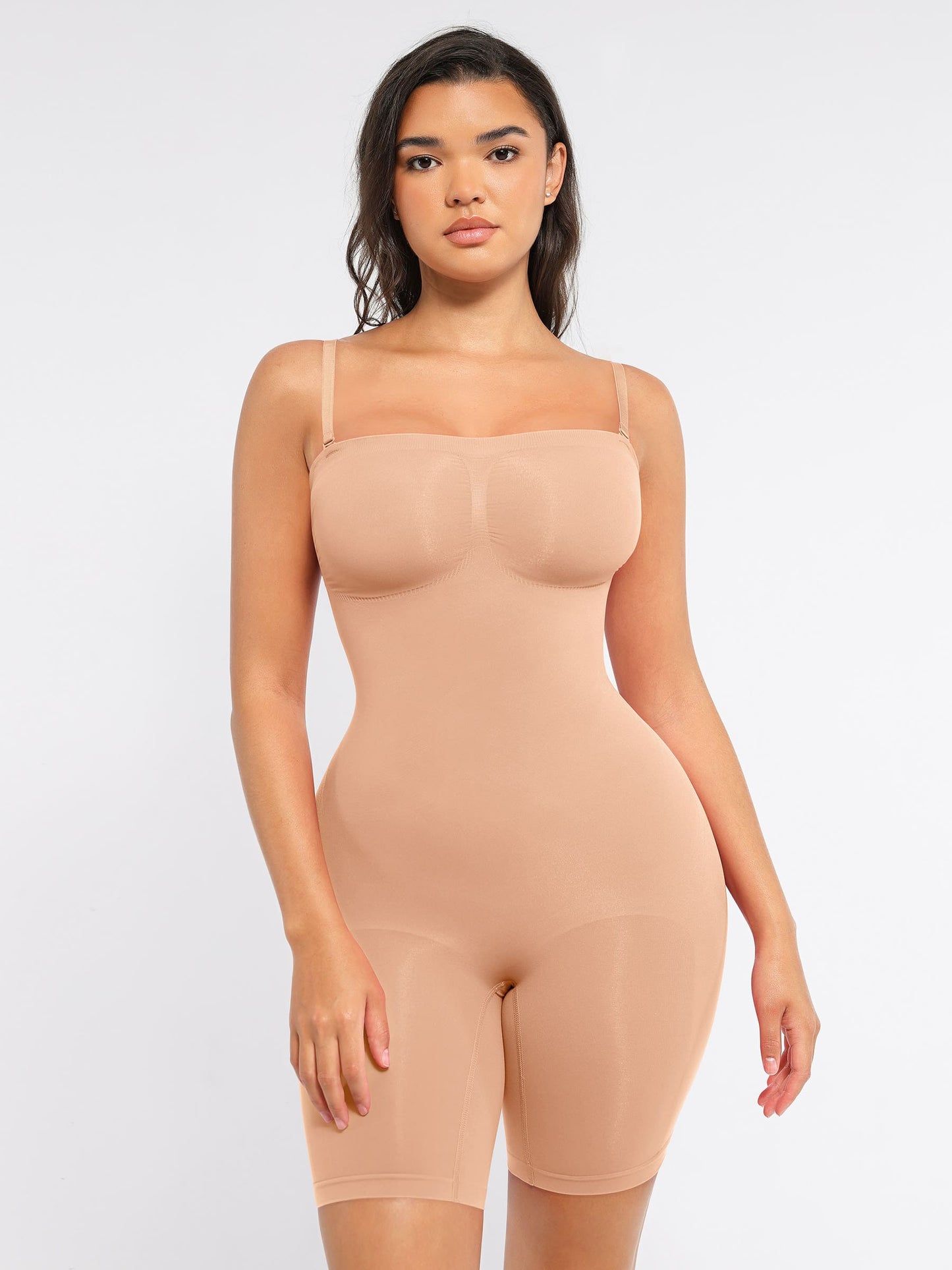 Strapless Seamless Bodysuit with Removable Straps
