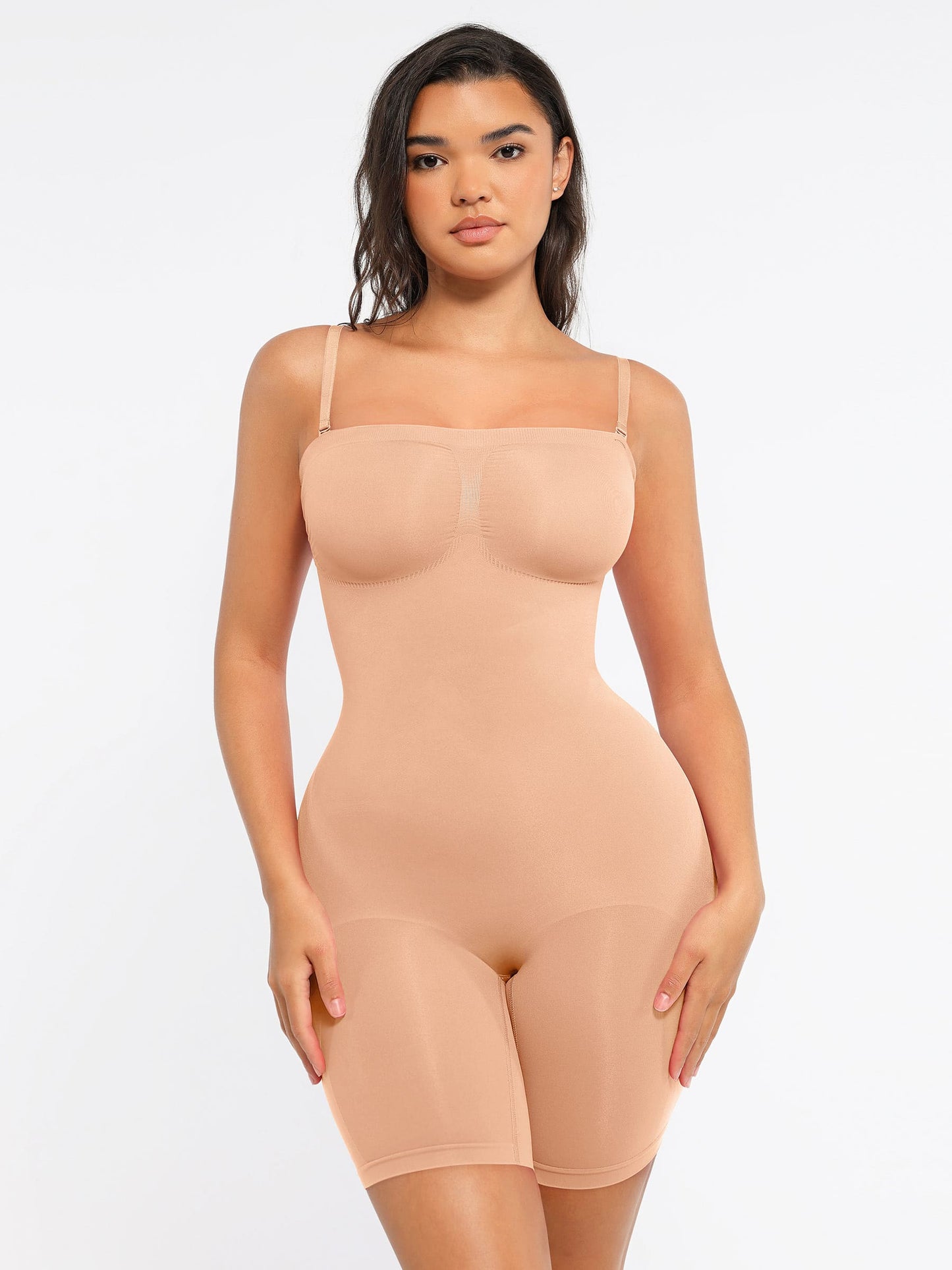 Strapless Seamless Bodysuit with Removable Straps