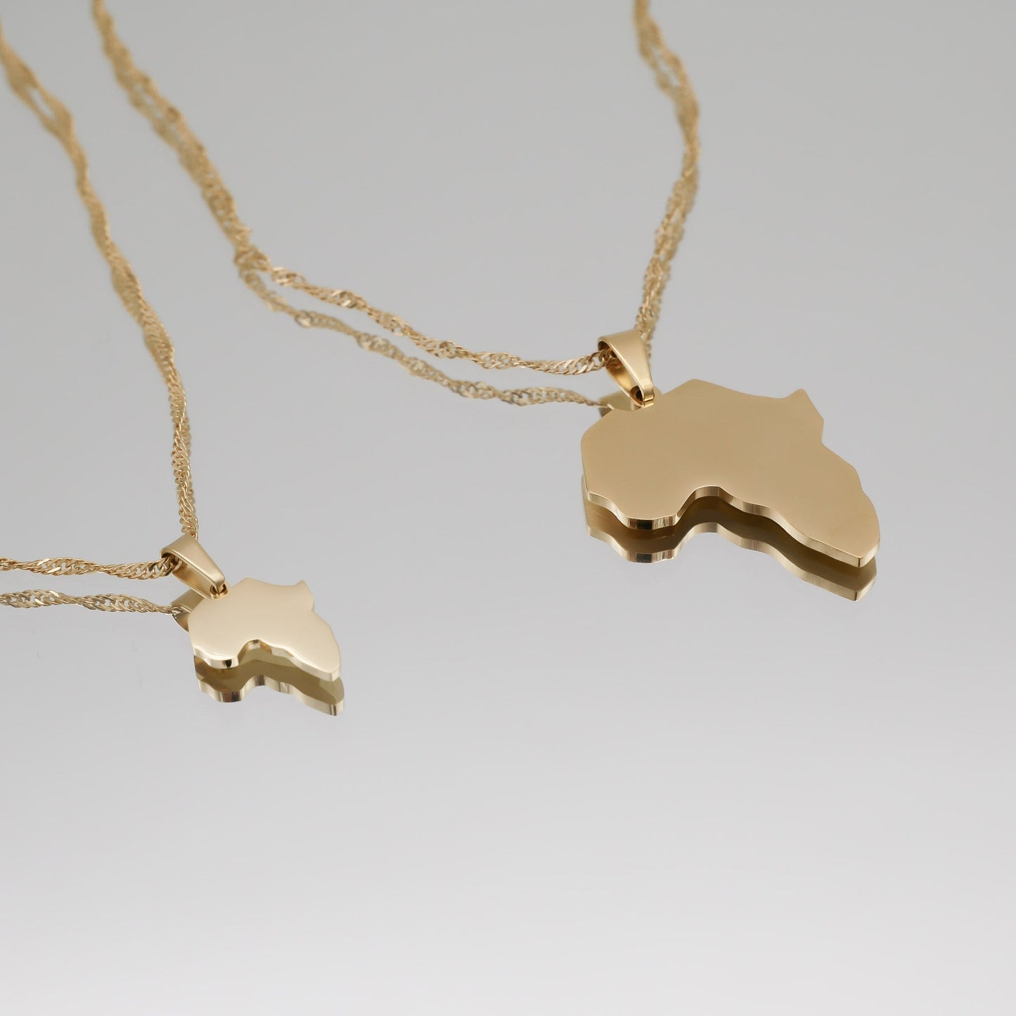 Collier rempli d'or d'Afrique
