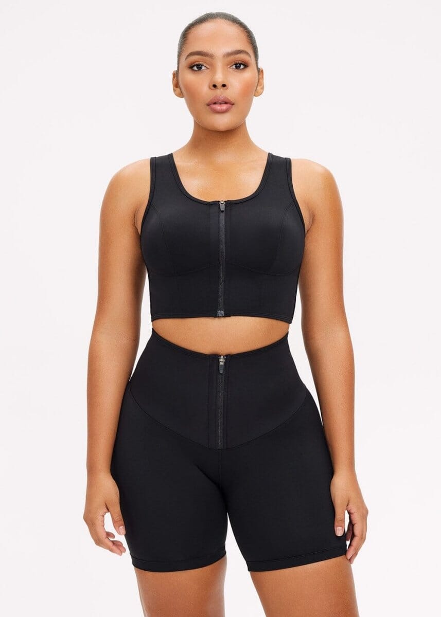 SaunaSculpt Zip Workout legging