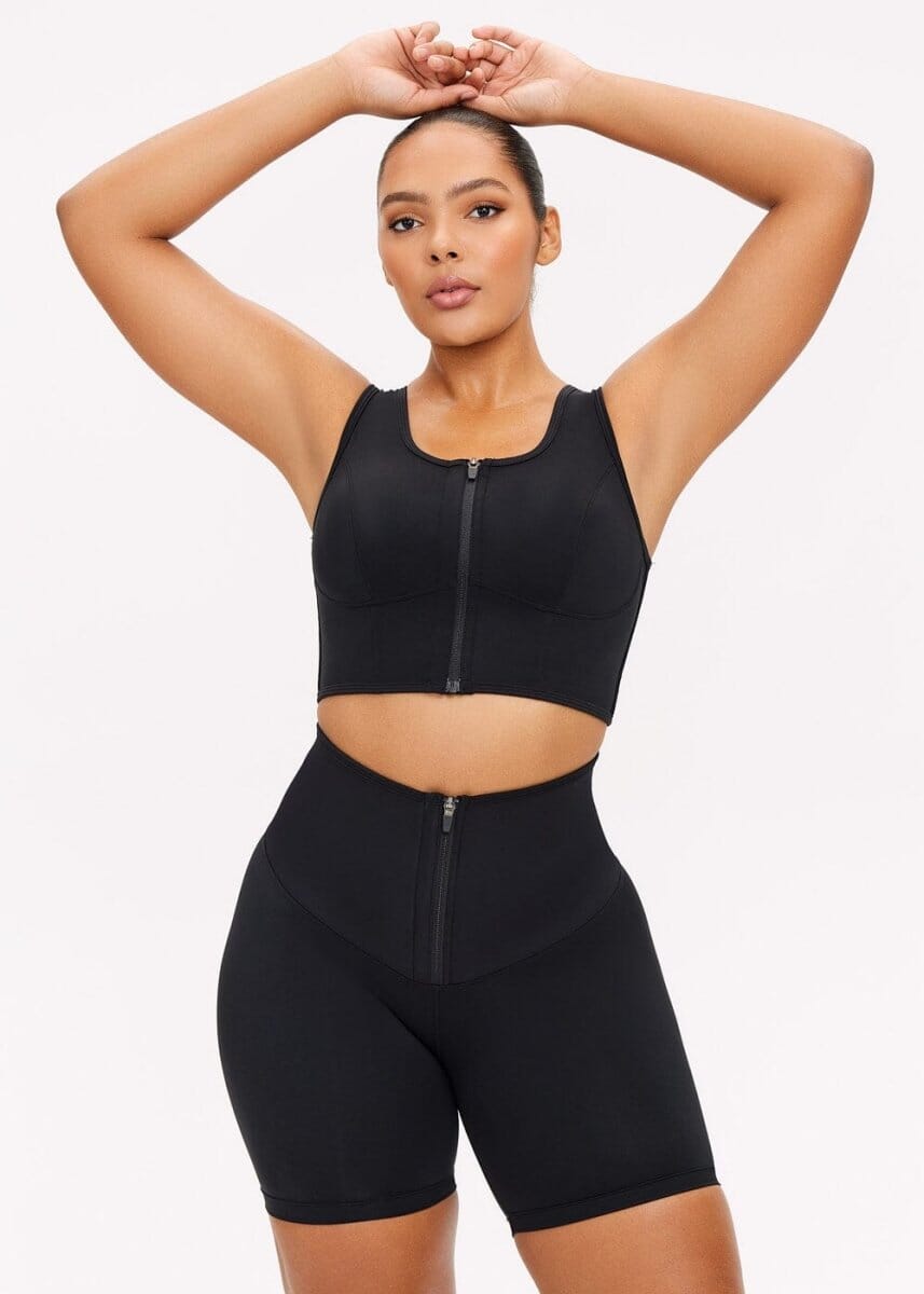 SaunaSculpt Zip Workout legging