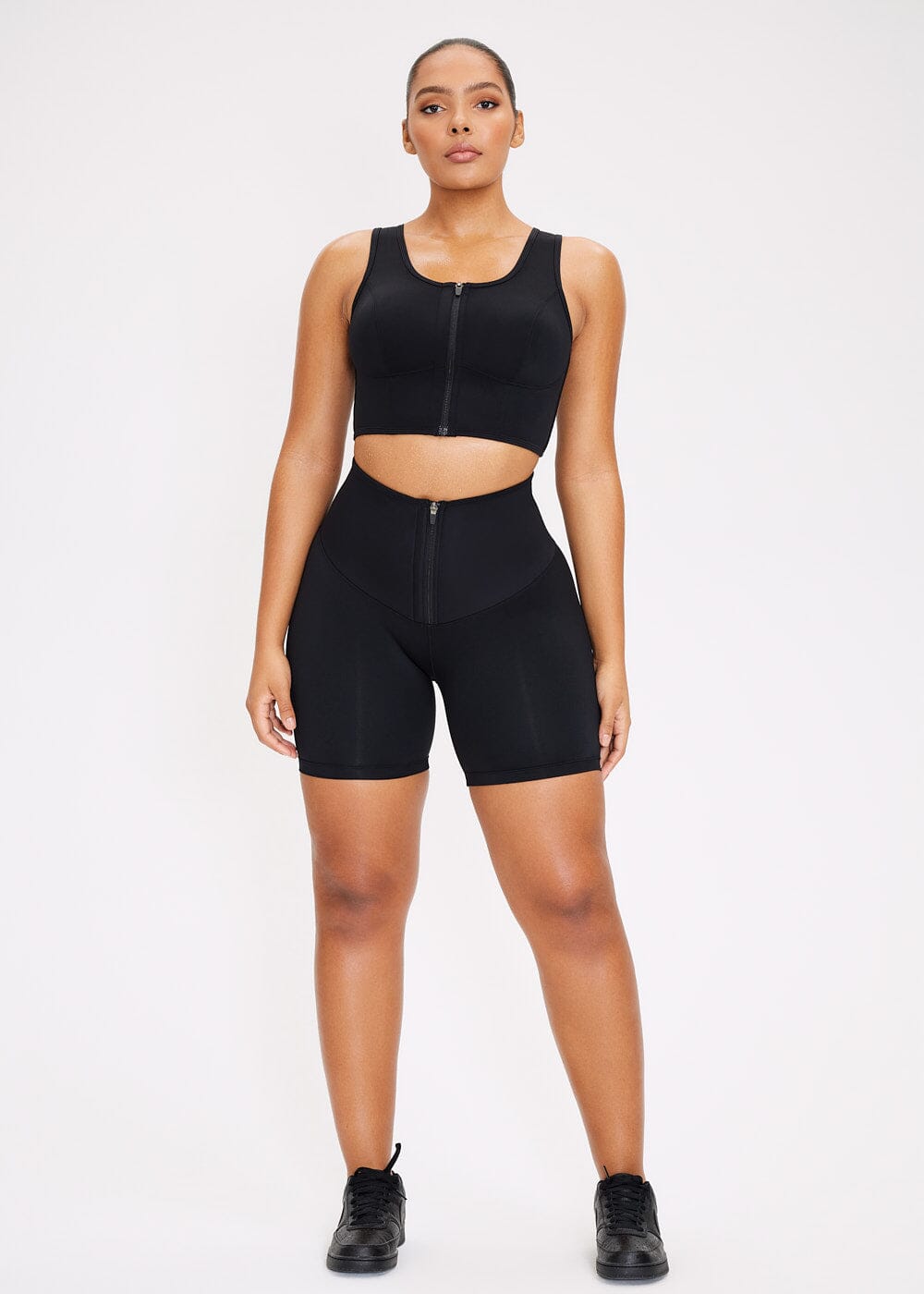 SaunaSculpt Zip Workout legging