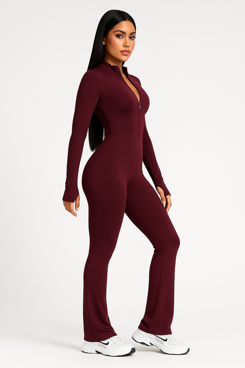 Jumpsuit “Crimson Flow”