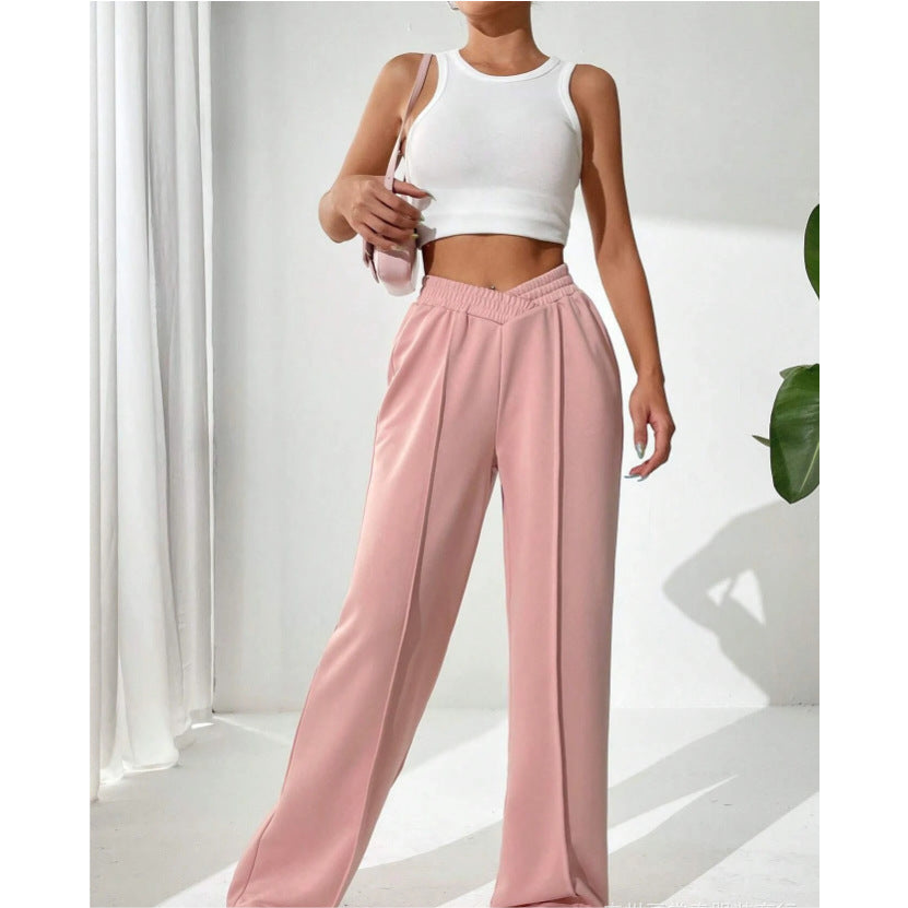 Loose Casual Wide-leg Trousers