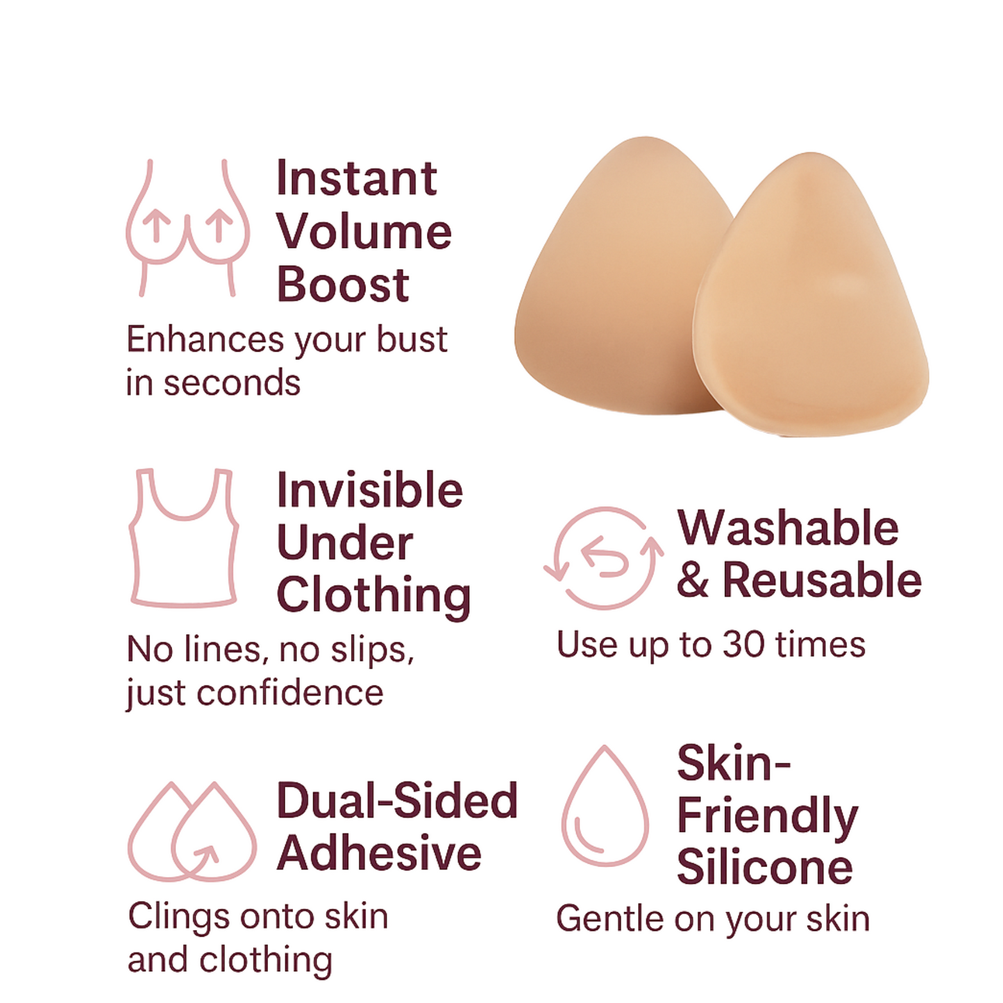 Luster Ultra Boost sticky Inserts- Instant Lift & Boost