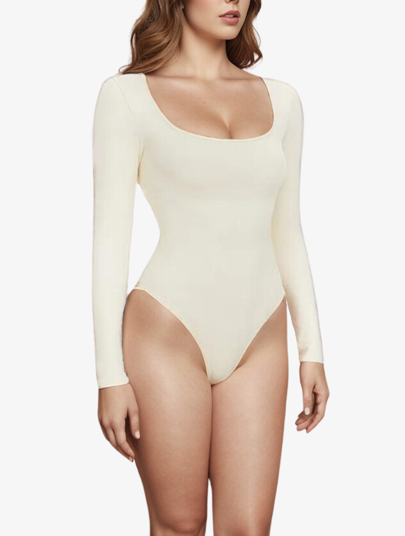 Body Gainant Sculptant Manches Longues