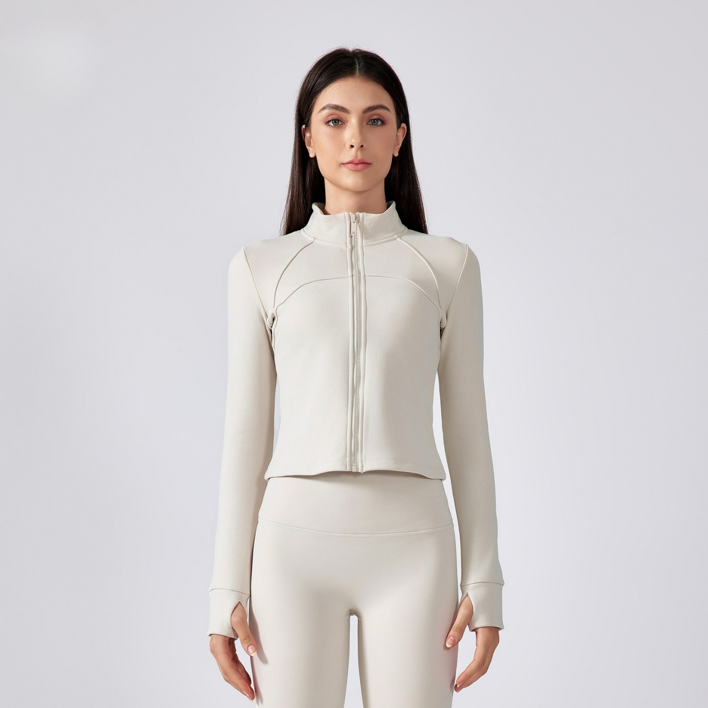 Helena - Ensemble Sport Ajusté à Fermeture Zippée