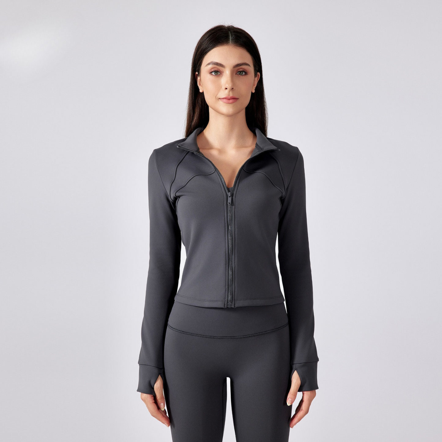 Helena - Ensemble Sport Ajusté à Fermeture Zippée