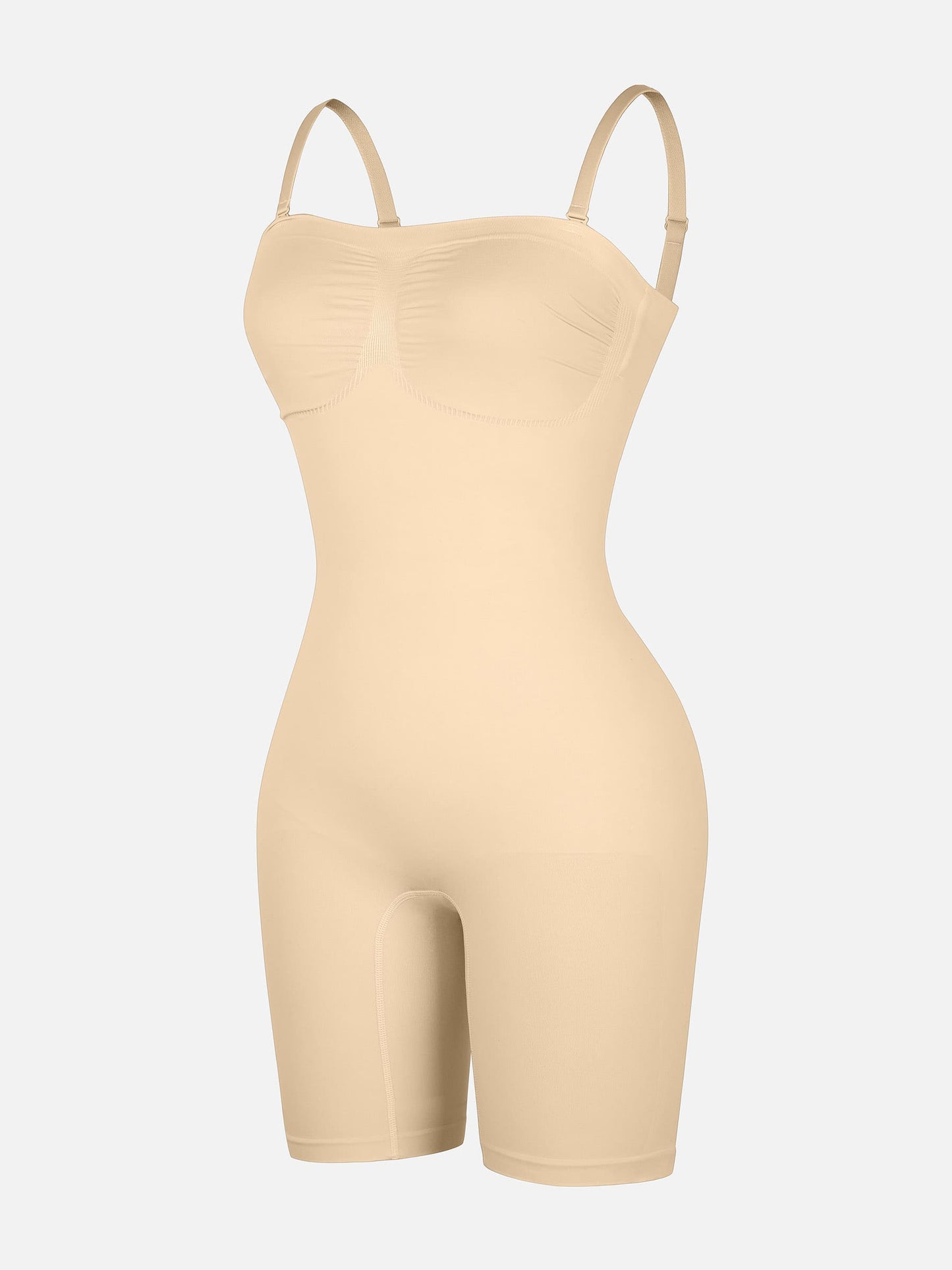 Strapless Seamless Bodysuit with Removable Straps