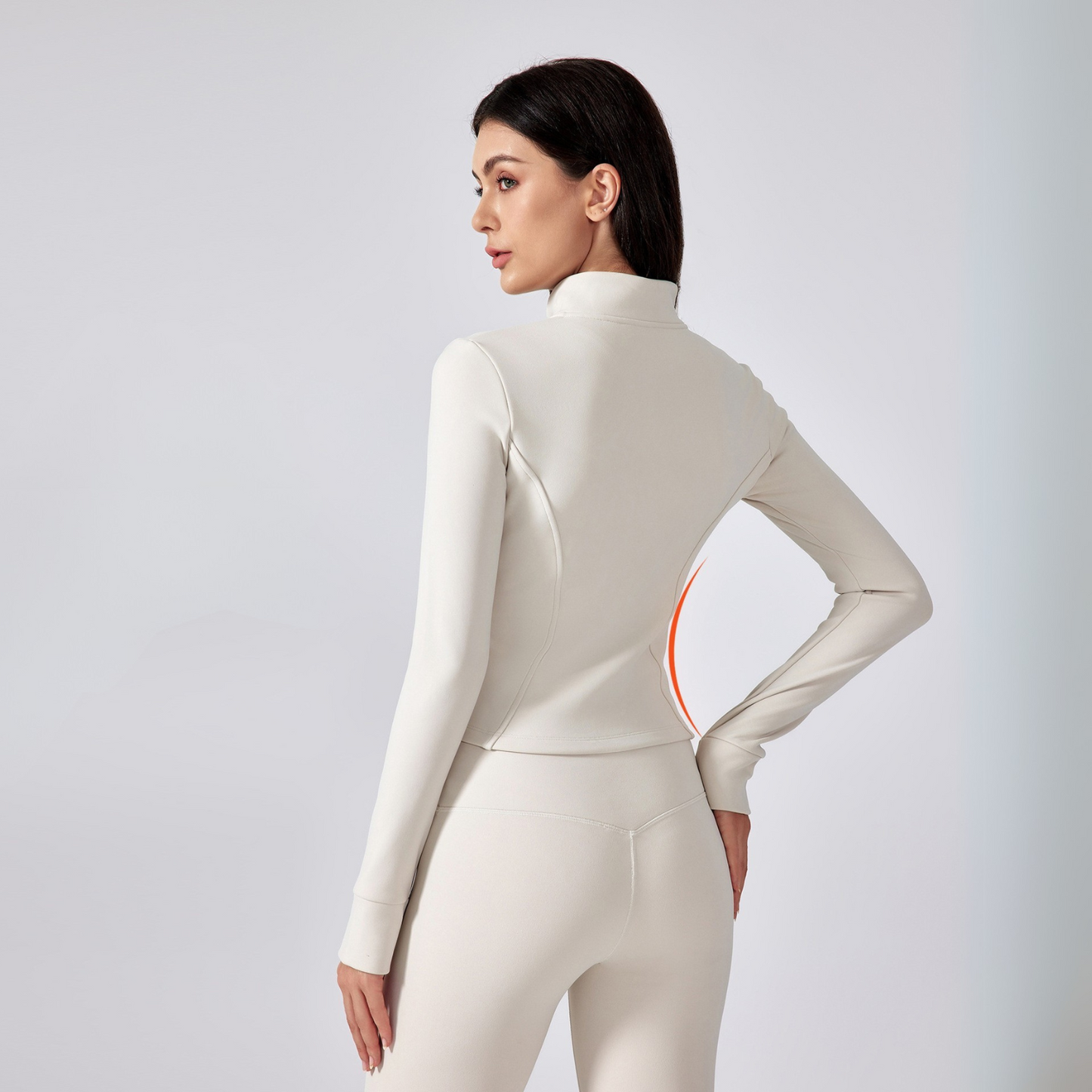 Helena - Ensemble Sport Ajusté à Fermeture Zippée