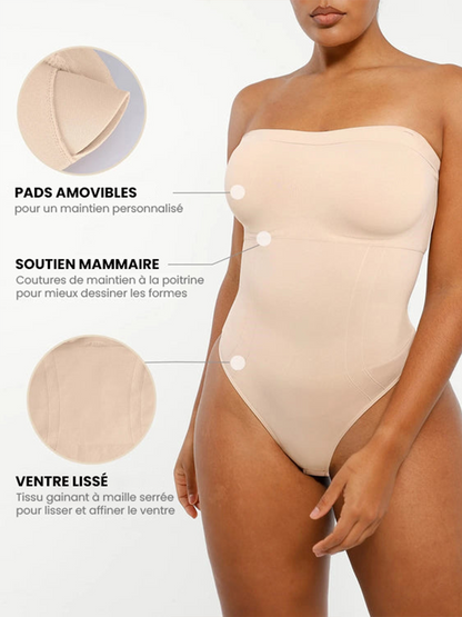 Body Gainant Sculptant Sans Bretelles