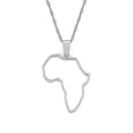 Africa Outline Necklace | PRYA