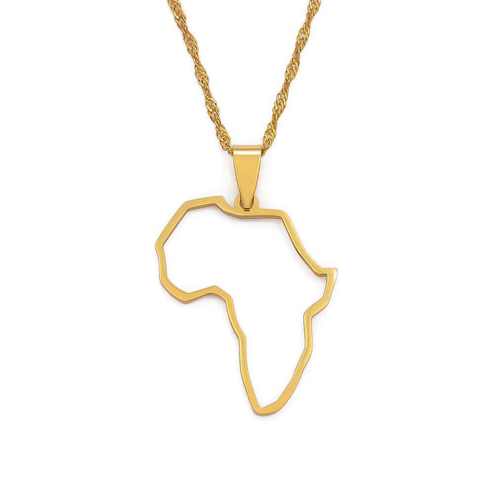 Collier contour Afrique