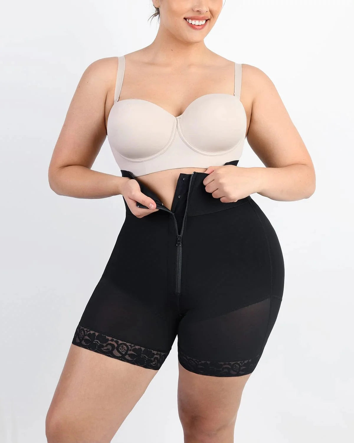 Boned Sculpt High-Waisted Short