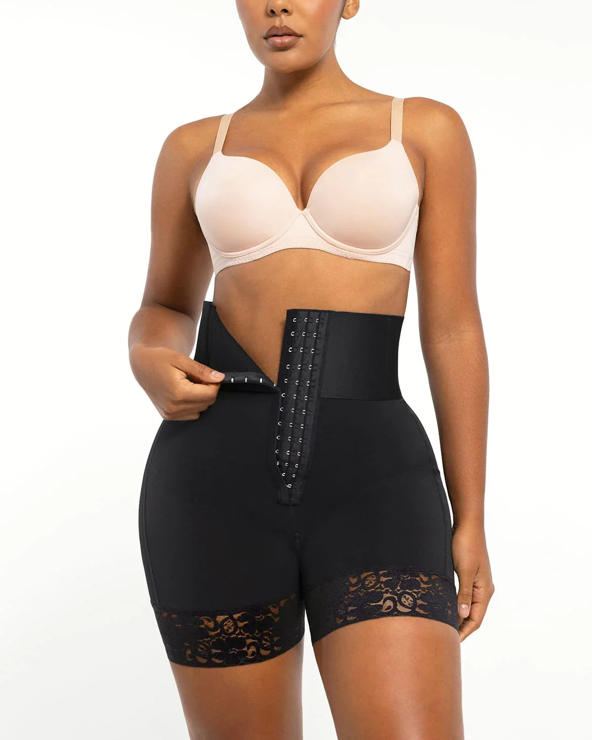 Boned Sculpt High-Waisted Short