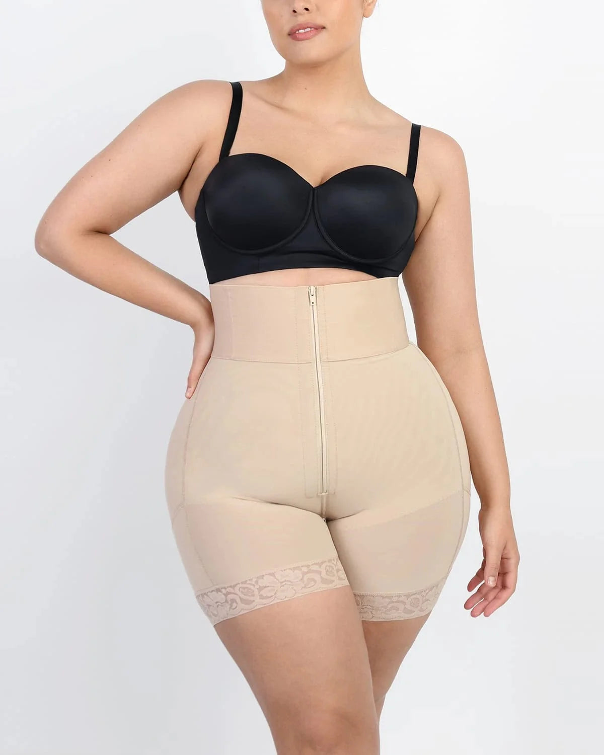 Boned Sculpt High-Waisted Short