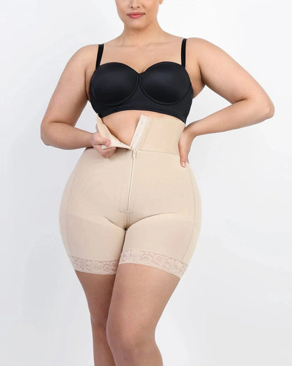 Boned Sculpt High-Waisted Short