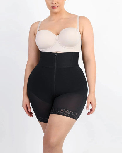 Boned Sculpt High-Waisted Short