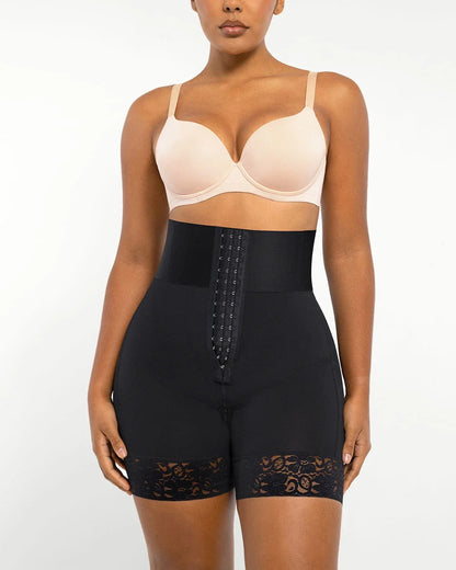 Boned Sculpt High-Waisted Short