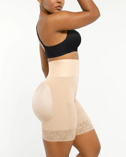 Boned Sculpt High-Waisted Short