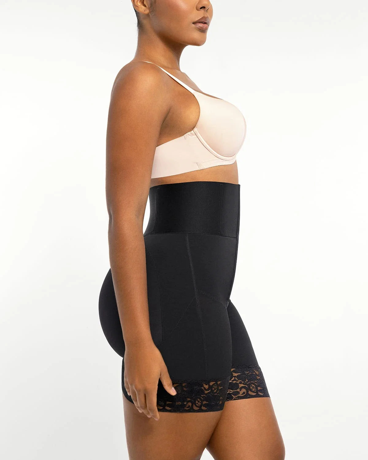 Boned Sculpt High-Waisted Short