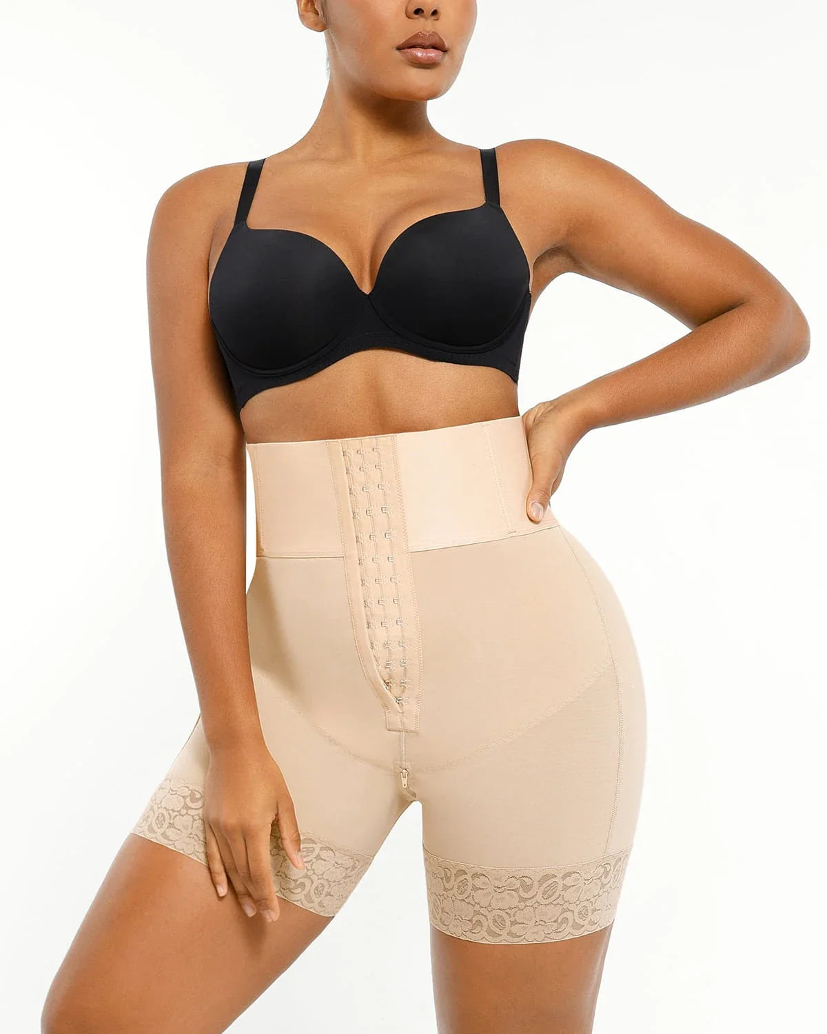 Boned Sculpt High-Waisted Short