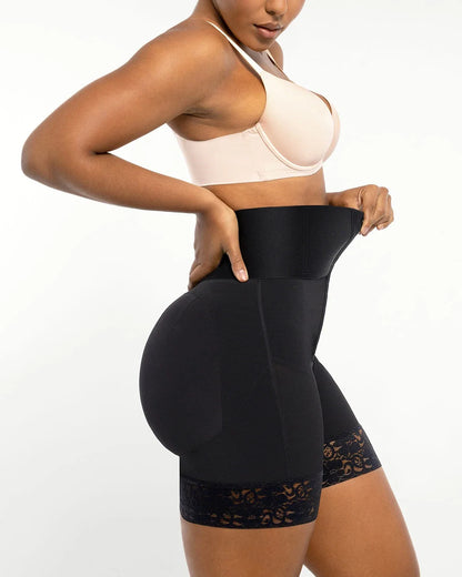Boned Sculpt High-Waisted Short