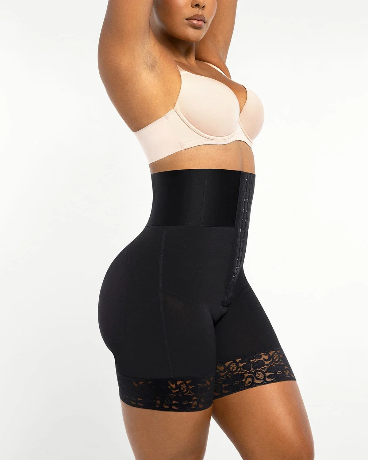 Boned Sculpt High-Waisted Short