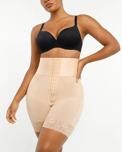 Boned Sculpt High-Waisted Short