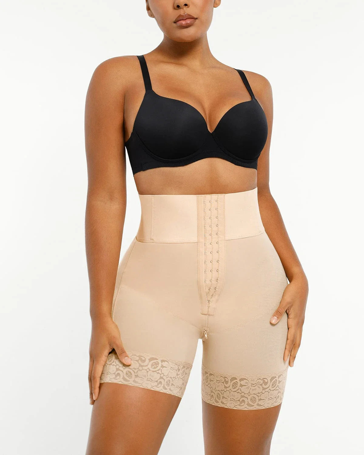 Boned Sculpt High-Waisted Short