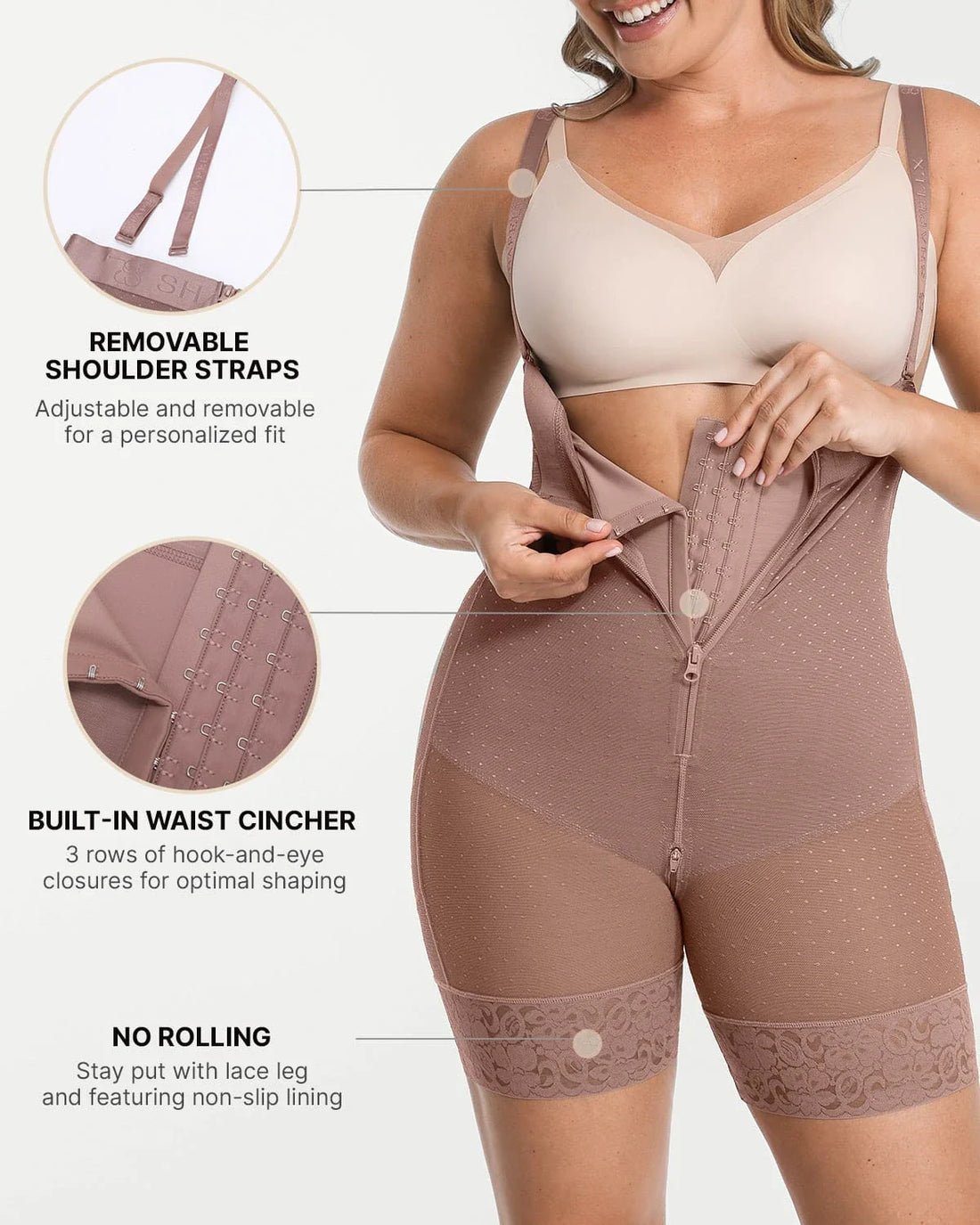 BOOT-YEAH AirSlim High-Waisted Polka Dot Short