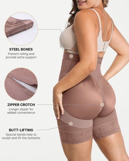 BOOT-YEAH AirSlim High-Waisted Polka Dot Short