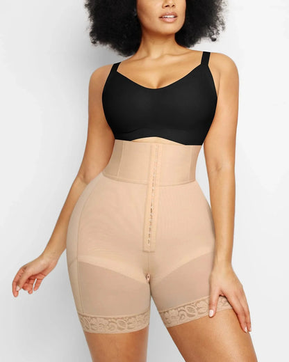 Boned Sculpt High-Waisted Short
