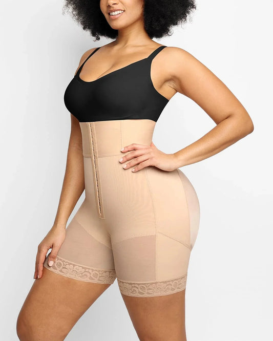 Boned Sculpt High-Waisted Short