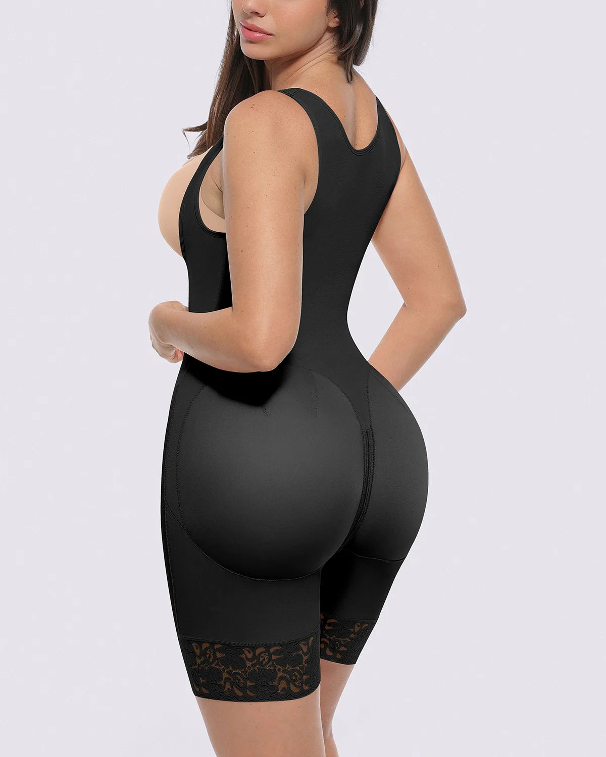 Open Bust Tummy Control Bodysuit