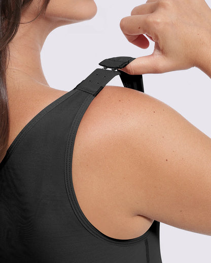 Open Bust Tummy Control Bodysuit