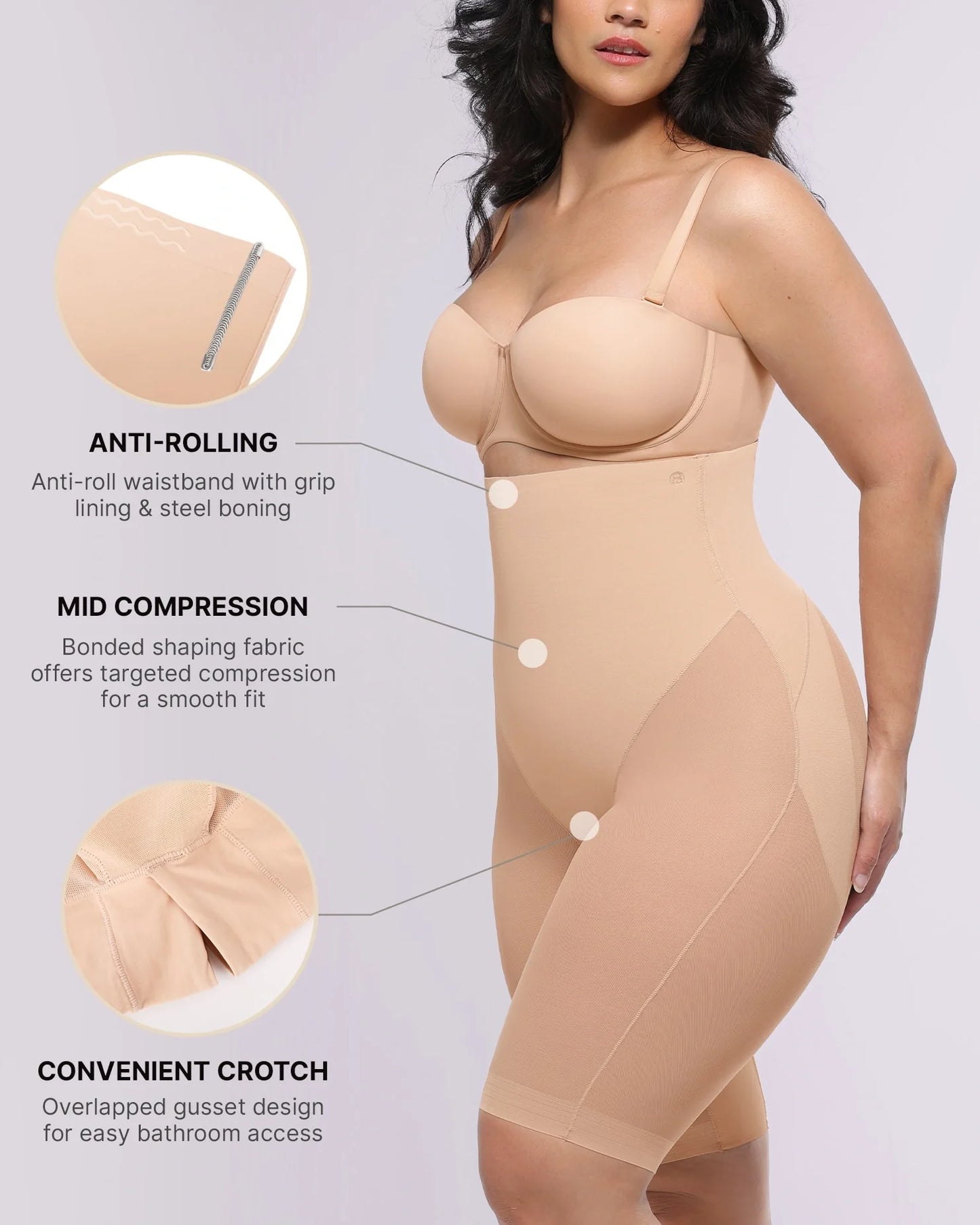 Invisible shapewear short